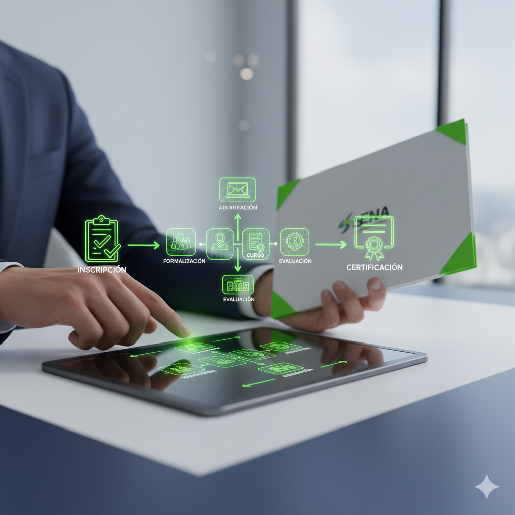 Proceso de matrícula y certificación