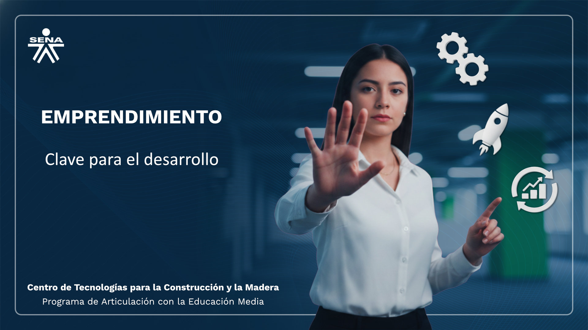 PlantillaPortadaVideosEmprendimiento Emprendimiento, clave para el desarrollo